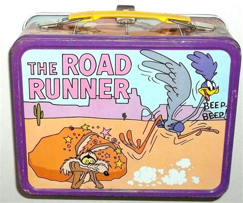 roadrunner metal lunch box|Vintage Circa 1970 the Road Runner Lunch Box by .